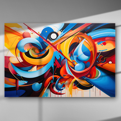 Παλμός Χρωμάτων – Πίνακας σε Καμβά