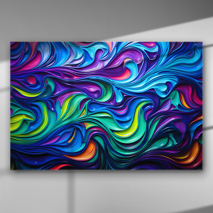 Ιριδίζουσα Δίνη - Πίνακας σε Καμβά