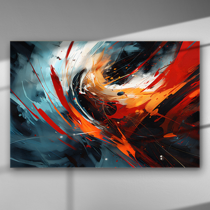 Φλεγόμενος Ωκεανός - Πίνακας σε Καμβά