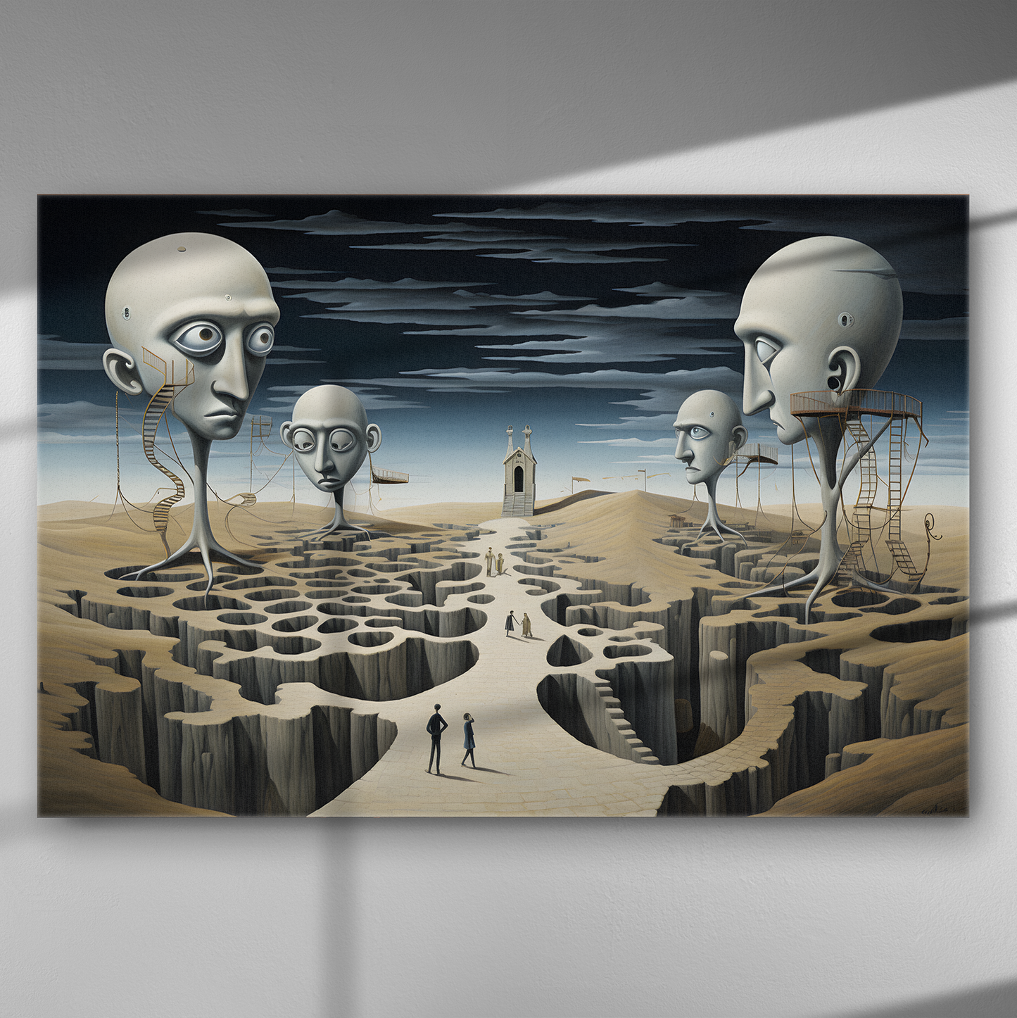 Ο Λαβύρινθος των Σκέψεων - Πίνακας σε Καμβά