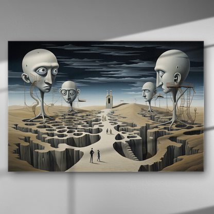 Ο Λαβύρινθος των Σκέψεων - Πίνακας σε Καμβά