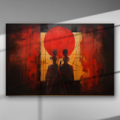 Πορφυρή Ένωση - Πίνακας σε Καμβά