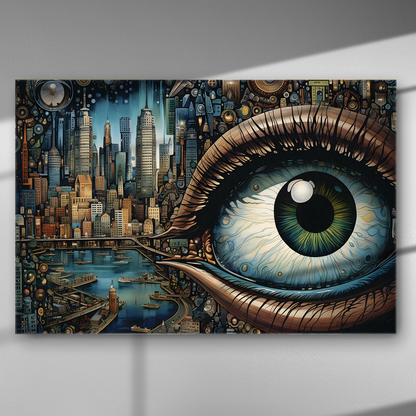 Οφθαλμική Μητρόπολη - Πίνακας σε Καμβά