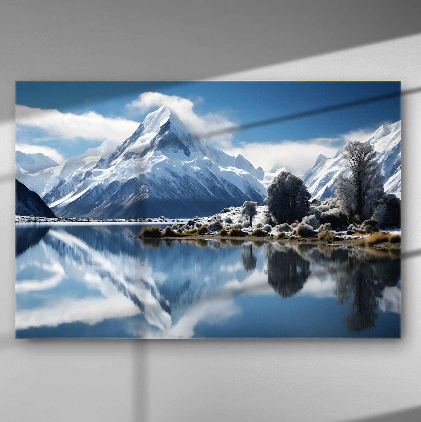 Το Κάτοπτρο του Βουνού - Πίνακας σε Καμβά