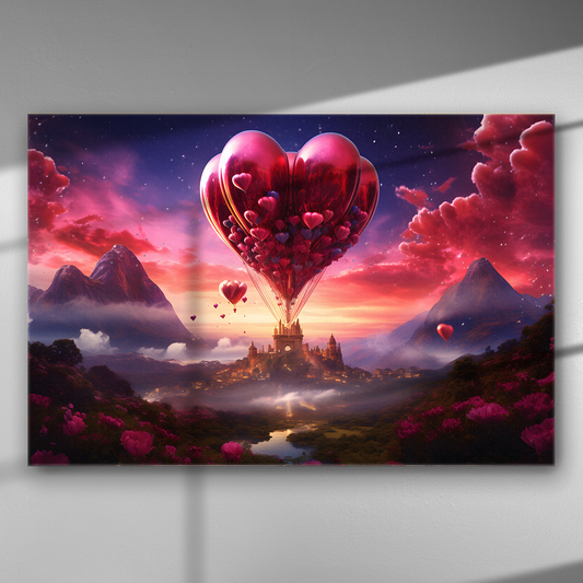 Το Κάστρο της Αγάπης στους Ουρανούς - Πίνακας σε Καμβά
