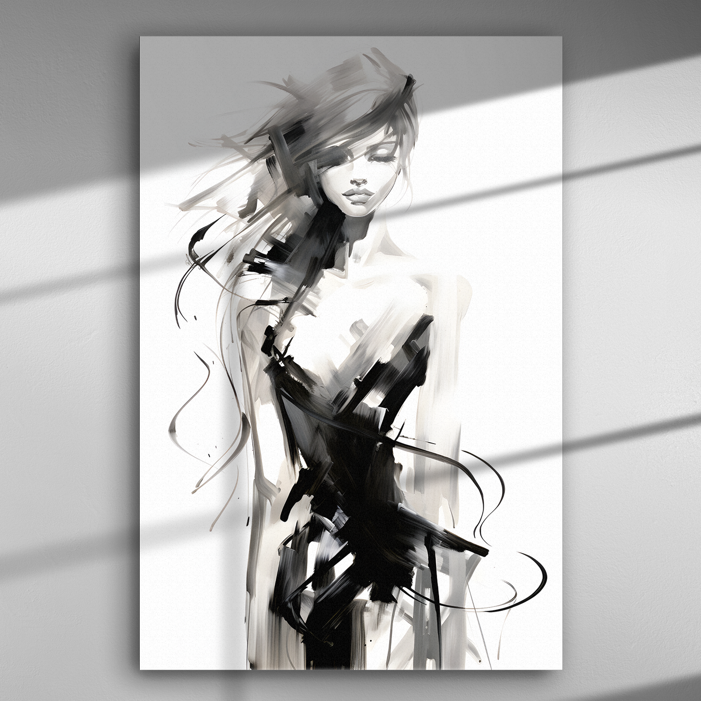 Ψίθυρος Μελάνης - Πίνακας σε Καμβά