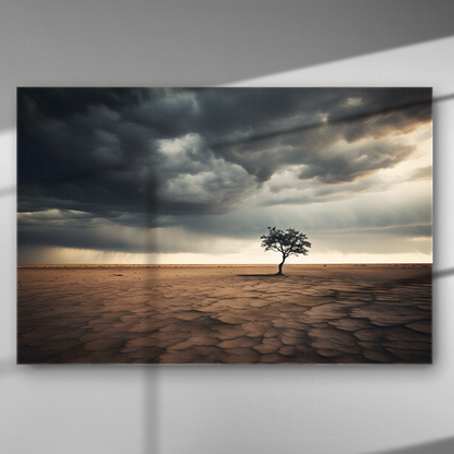 Σιωπηλός Μάρτυρας της Βροχής - Πίνακας σε Καμβά