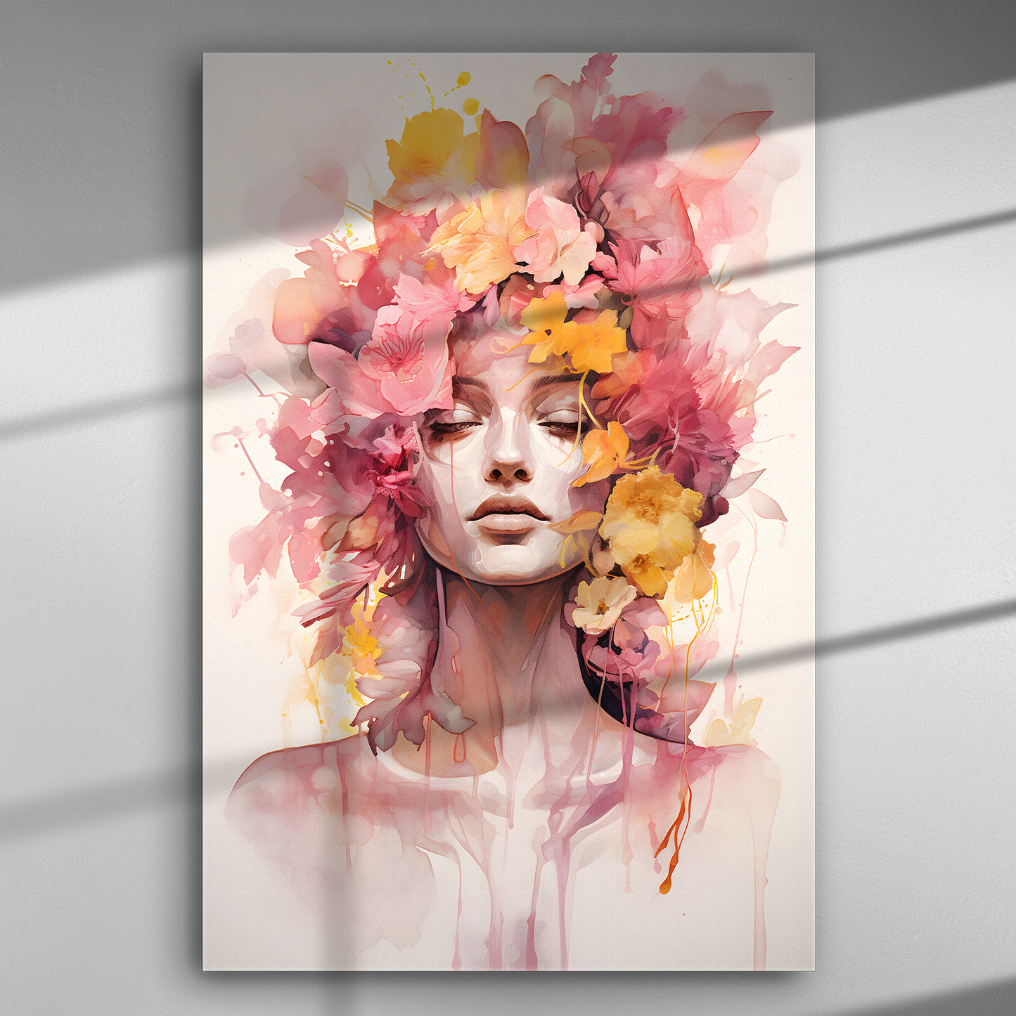 Λουλουδένια Αφύπνιση - Πίνακας σε Καμβά