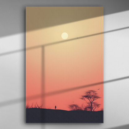 Ήλιος της Μοναξιάς - Πίνακας σε Καμβά