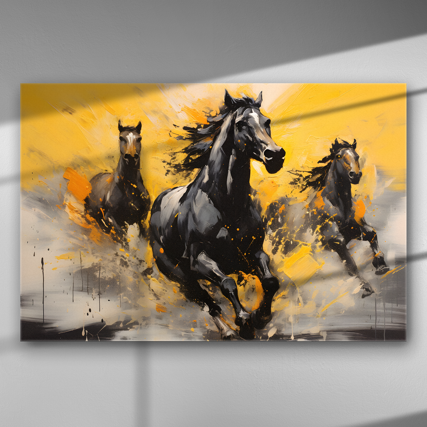 Άλογα - Πίνακας σε Καμβά