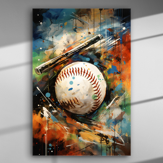 Baseball - Πίνακας σε Καμβά