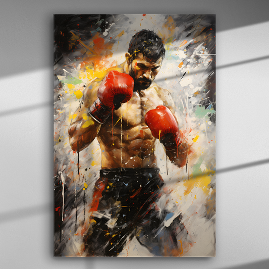 Πυγμαχία - Πίνακας σε Καμβά