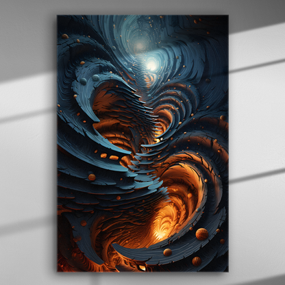 Από τα Βάθη στο Φως – Πίνακας σε Καμβά