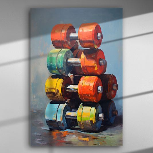 Βαράκια - Πίνακας σε Καμβά