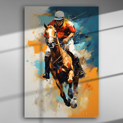 Ιππασία - Πίνακας σε Καμβά