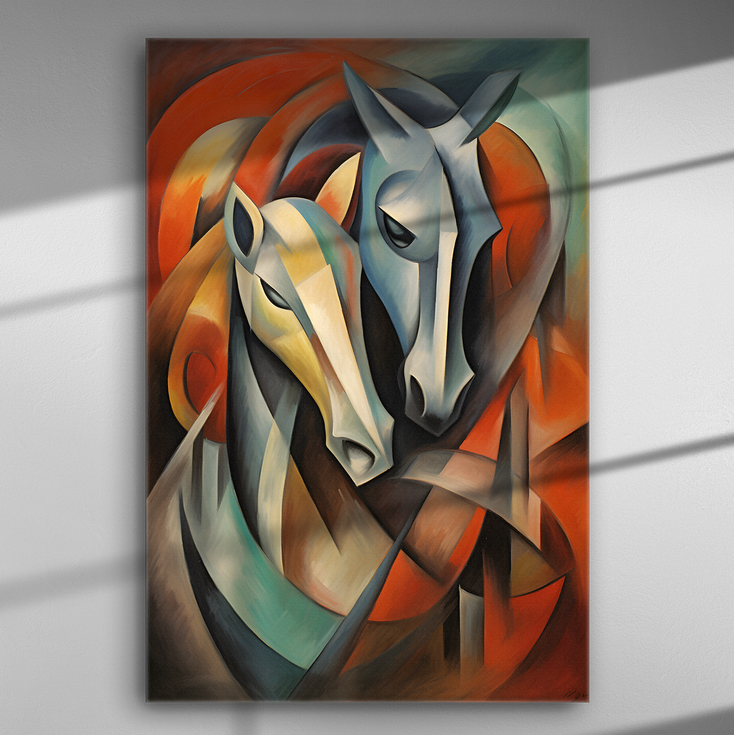 Φλογερά Πνεύματα Ίππων - Πίνακας σε Καμβά