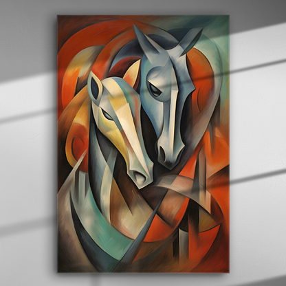 Φλογερά Πνεύματα Ίππων - Πίνακας σε Καμβά