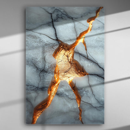 Canvas print of gold and marble texture with a luxurious and elegant design.