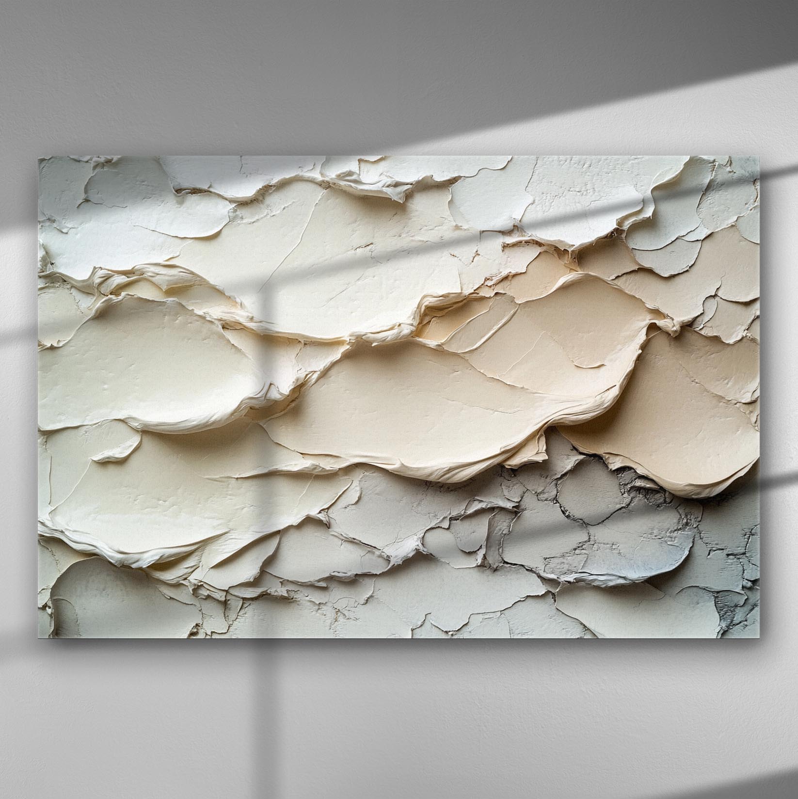 Abstract earth texture canvas with earthy tones and cracks