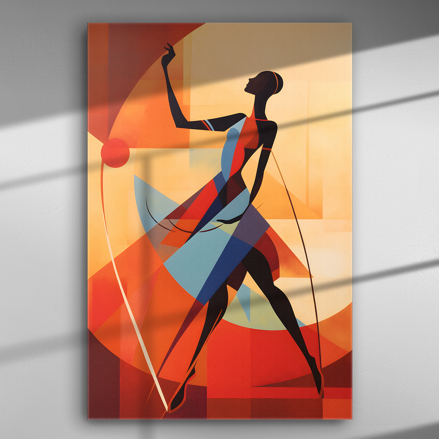 Γεωμετρική Ανάταση - Πίνακας σε Καμβά