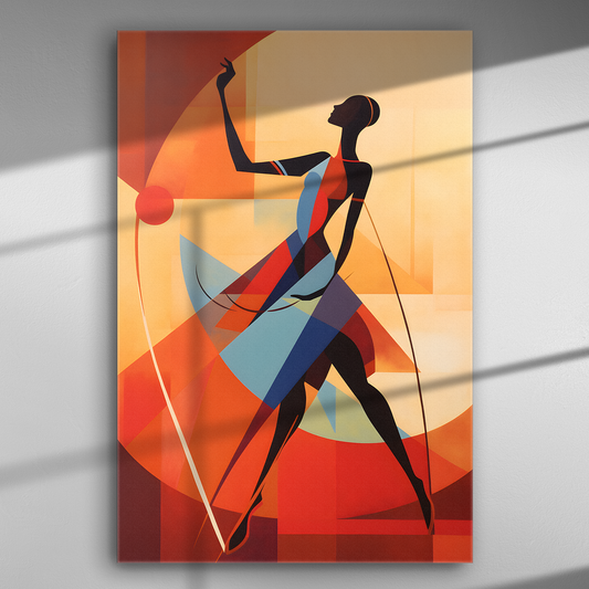 Γεωμετρική Ανάταση - Πίνακας σε Καμβά